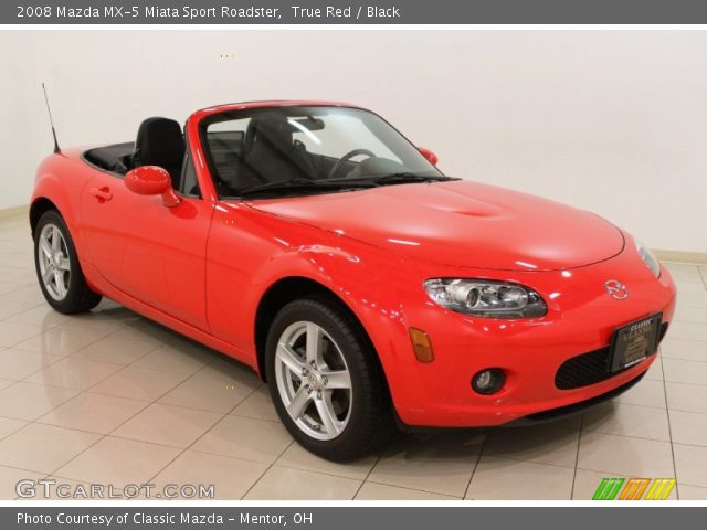 2008 Mazda MX-5 Miata Sport Roadster in True Red