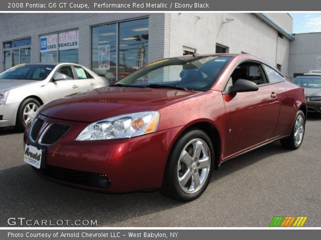 2008 Pontiac G6 GT Coupe in Performance Red Metallic