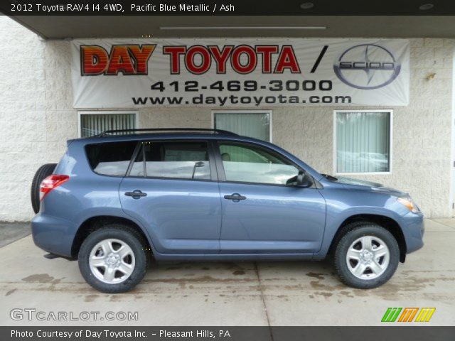 2012 Toyota RAV4 I4 4WD in Pacific Blue Metallic