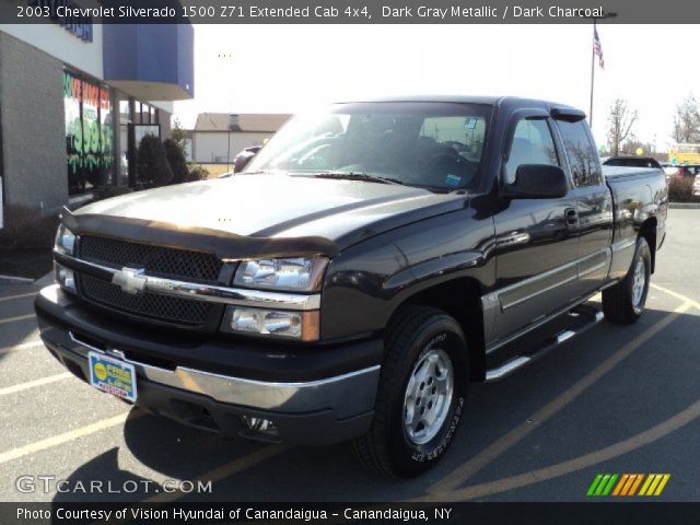 2003 Chevrolet Silverado 1500 Z71 Extended Cab 4x4 in Dark Gray Metallic