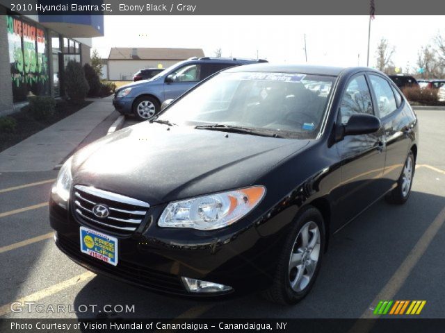 2010 Hyundai Elantra SE in Ebony Black