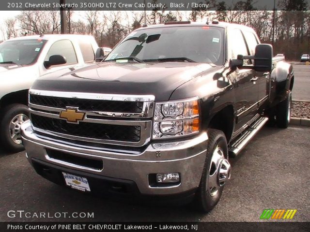 2012 Chevrolet Silverado 3500HD LTZ Crew Cab Dually in Black