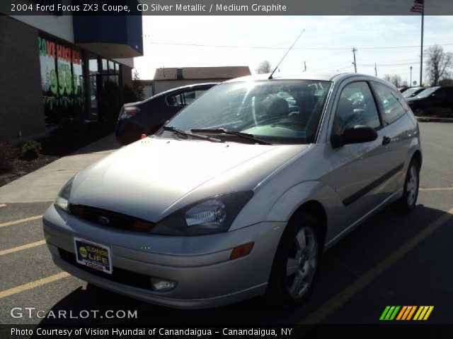 2004 Ford Focus ZX3 Coupe in CD Silver Metallic