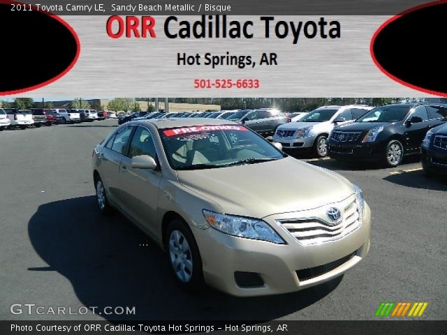2011 Toyota Camry LE in Sandy Beach Metallic