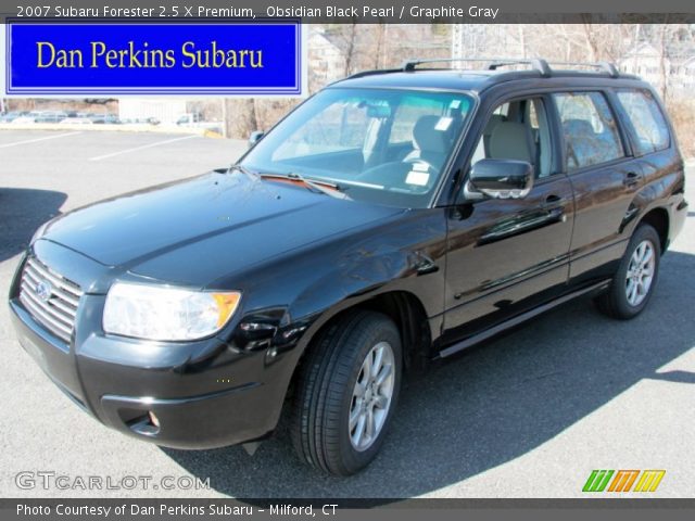 2007 Subaru Forester 2.5 X Premium in Obsidian Black Pearl