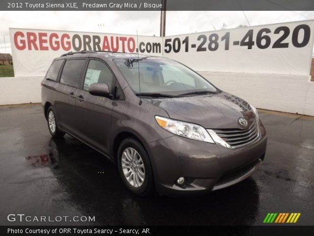 2012 Toyota Sienna XLE in Predawn Gray Mica
