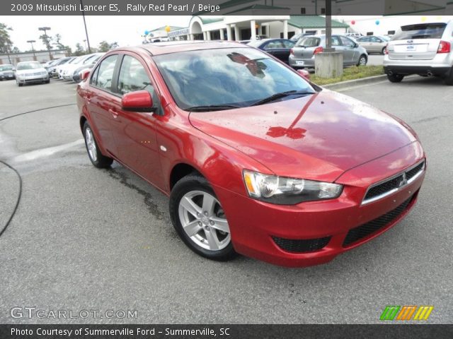 2009 Mitsubishi Lancer ES in Rally Red Pearl