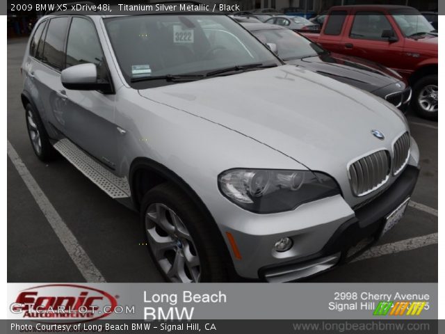 2009 BMW X5 xDrive48i in Titanium Silver Metallic