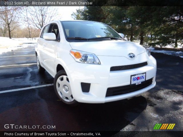 2012 Scion xD  in Blizzard White Pearl