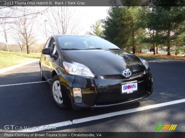 2011 Toyota Prius Hybrid III in Black