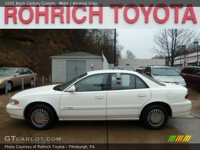 2002 Buick Century Custom in White