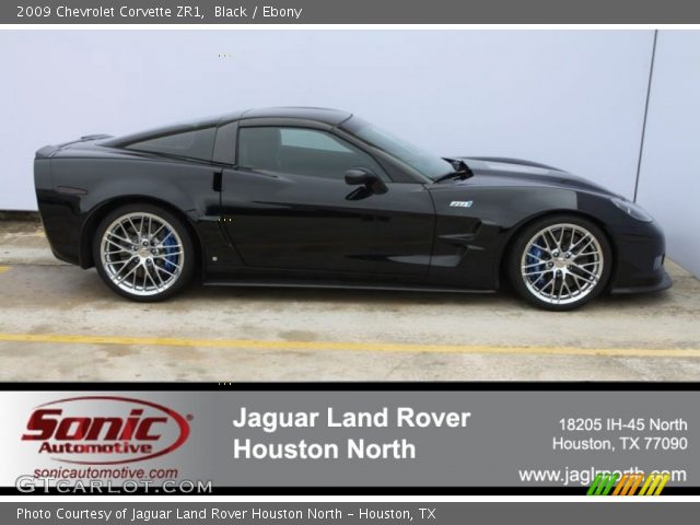2009 Chevrolet Corvette ZR1 in Black