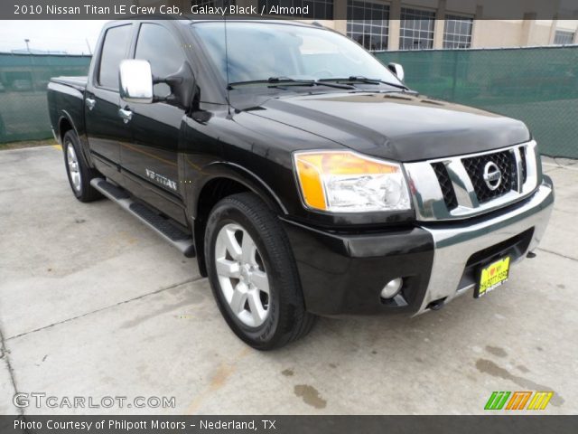 2010 Nissan Titan LE Crew Cab in Galaxy Black