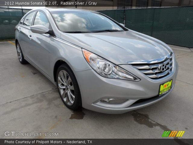 2012 Hyundai Sonata SE 2.0T in Radiant Silver