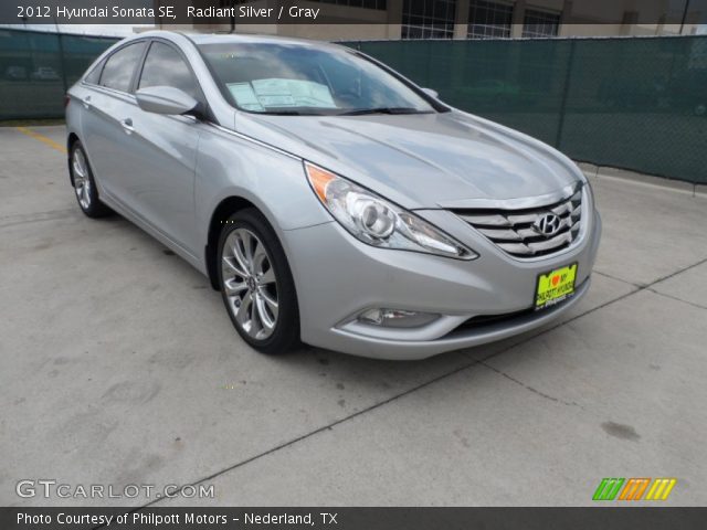 2012 Hyundai Sonata SE in Radiant Silver
