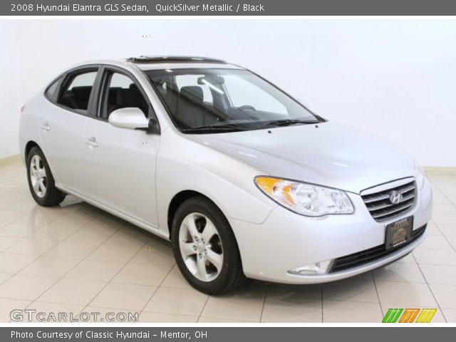 2008 Hyundai Elantra GLS Sedan in QuickSilver Metallic