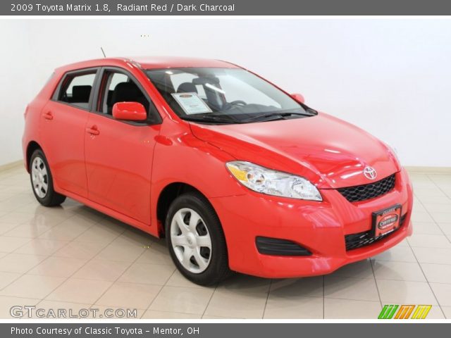 2009 Toyota Matrix 1.8 in Radiant Red