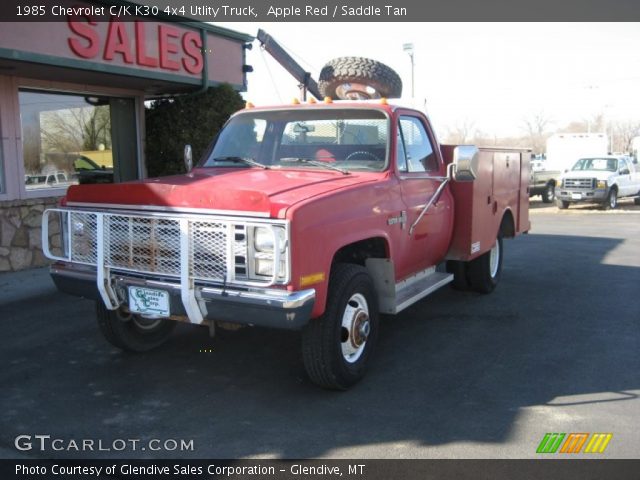 1985 Chevrolet C/K K30 4x4 Utlity Truck in Apple Red