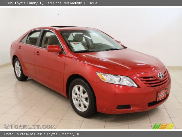 2009 Toyota Camry LE in Barcelona Red Metallic