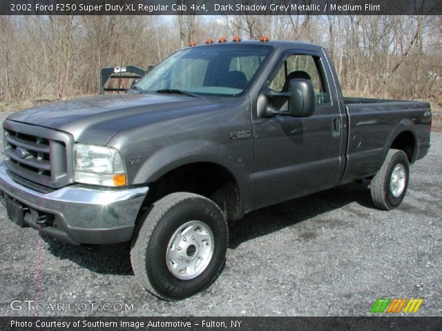 2002 Ford F250 Super Duty XL Regular Cab 4x4 in Dark Shadow Grey Metallic