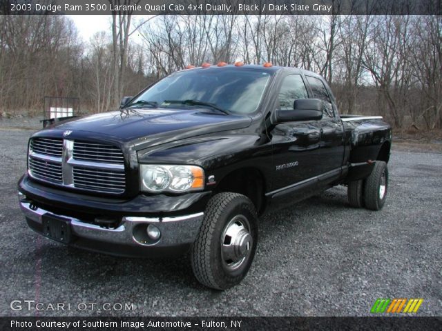 2003 Dodge Ram 3500 Laramie Quad Cab 4x4 Dually in Black