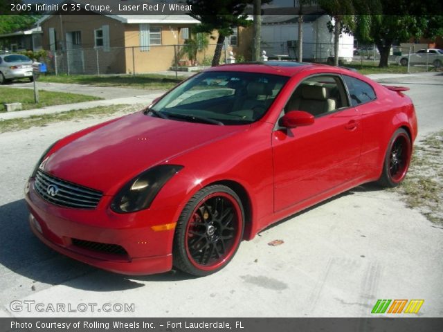 2005 Infiniti G 35 Coupe in Laser Red