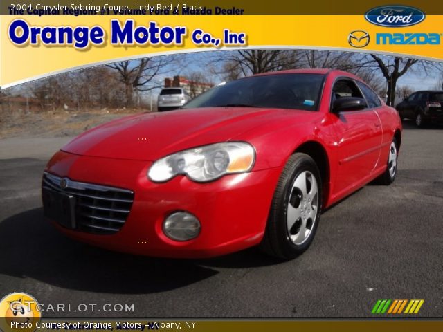 2004 Chrysler Sebring Coupe in Indy Red
