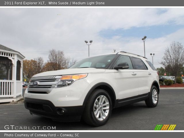 2011 Ford Explorer XLT in White Suede