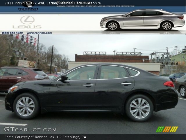 2011 Infiniti M 37x AWD Sedan in Malbec Black