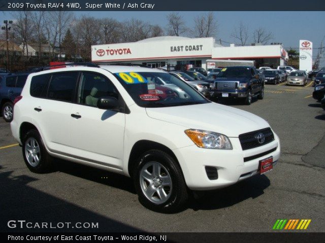 2009 Toyota RAV4 4WD in Super White