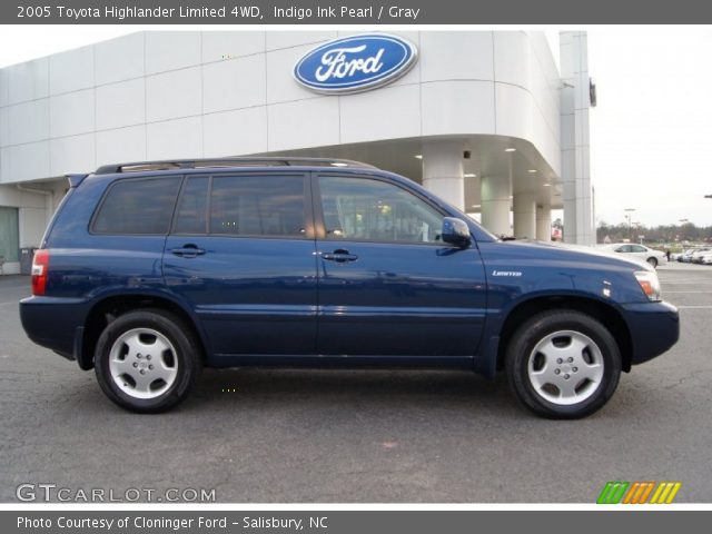 2005 Toyota Highlander Limited 4WD in Indigo Ink Pearl