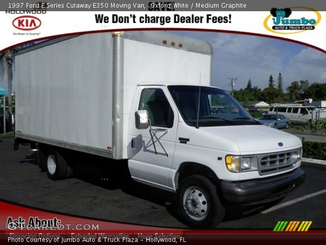 1997 Ford E Series Cutaway E350 Moving Van in Oxford White