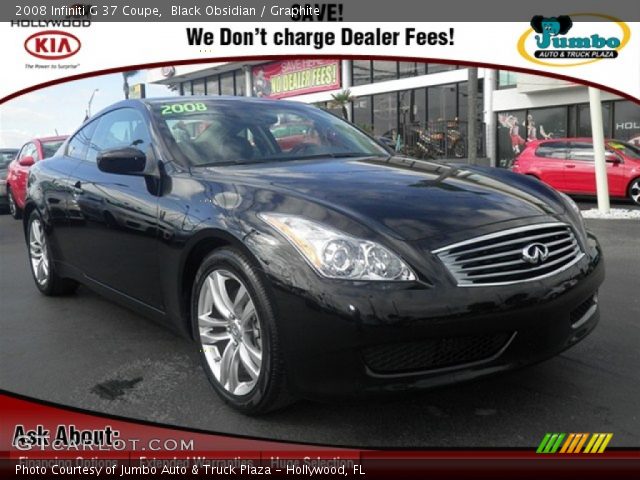 2008 Infiniti G 37 Coupe in Black Obsidian