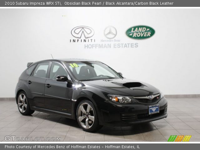 2010 Subaru Impreza WRX STi in Obsidian Black Pearl