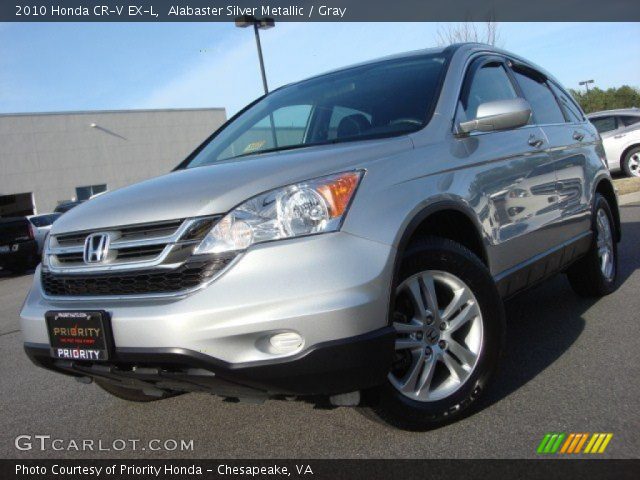 2010 Honda CR-V EX-L in Alabaster Silver Metallic