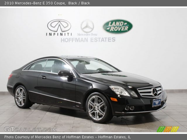 2010 Mercedes-Benz E 350 Coupe in Black