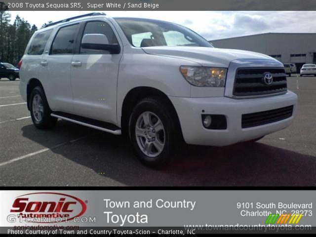2008 Toyota Sequoia SR5 in Super White
