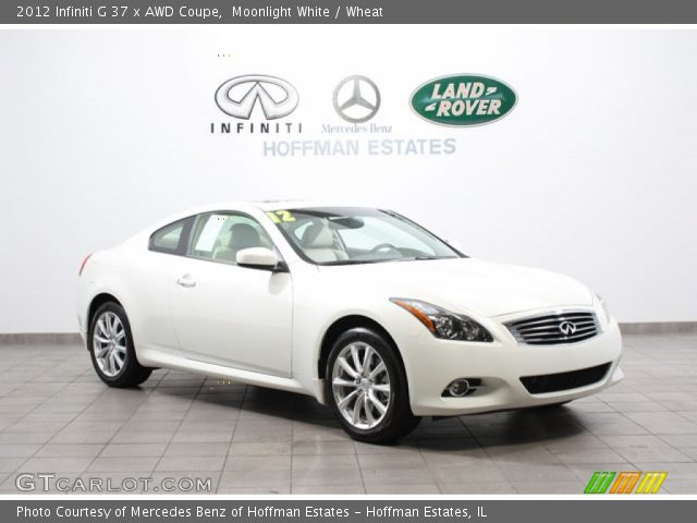 2012 Infiniti G 37 x AWD Coupe in Moonlight White