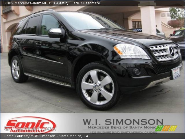 2009 Mercedes-Benz ML 350 4Matic in Black