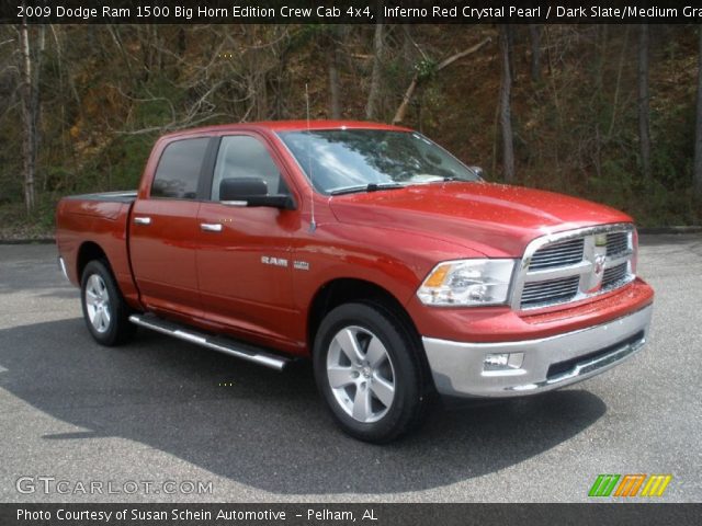 2009 Dodge Ram 1500 Big Horn Edition Crew Cab 4x4 in Inferno Red Crystal Pearl