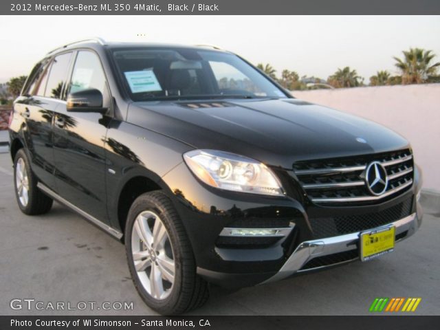 2012 Mercedes-Benz ML 350 4Matic in Black