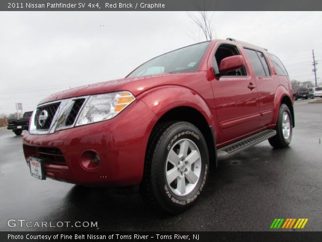 2011 Nissan Pathfinder SV 4x4 in Red Brick