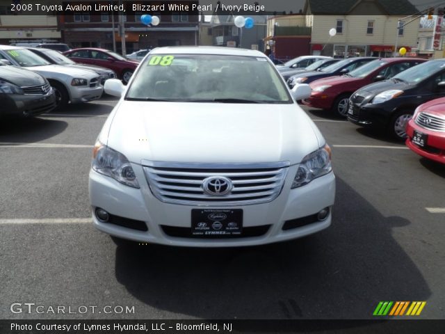 2008 Toyota Avalon Limited in Blizzard White Pearl