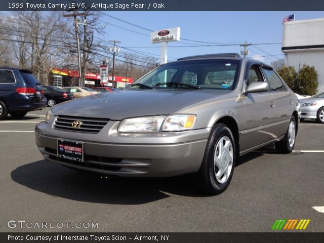 1999 Toyota Camry LE V6 in Antique Sage Pearl