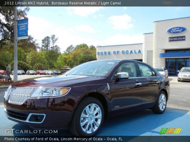 2012 Lincoln MKZ Hybrid in Bordeaux Reserve Metallic