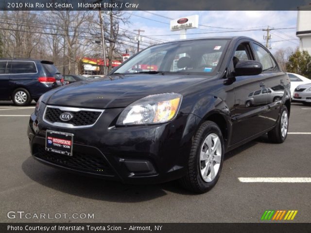 2010 Kia Rio LX Sedan in Midnight Black