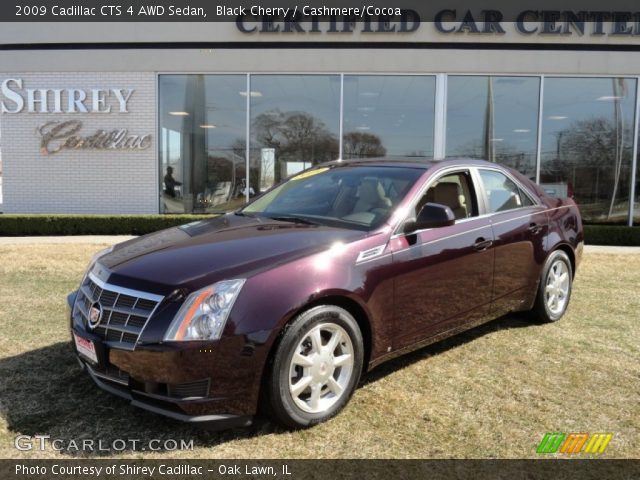 2009 Cadillac CTS 4 AWD Sedan in Black Cherry