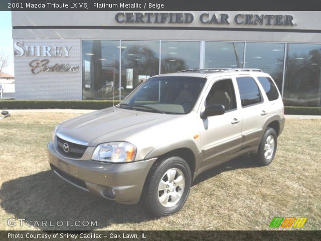 2001 Mazda Tribute LX V6 in Platinum Metallic
