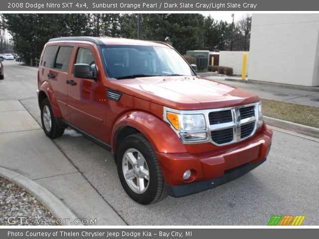 2008 Dodge Nitro SXT 4x4 in Sunburst Orange Pearl