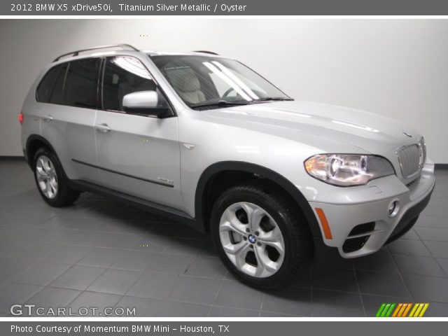 2012 BMW X5 xDrive50i in Titanium Silver Metallic